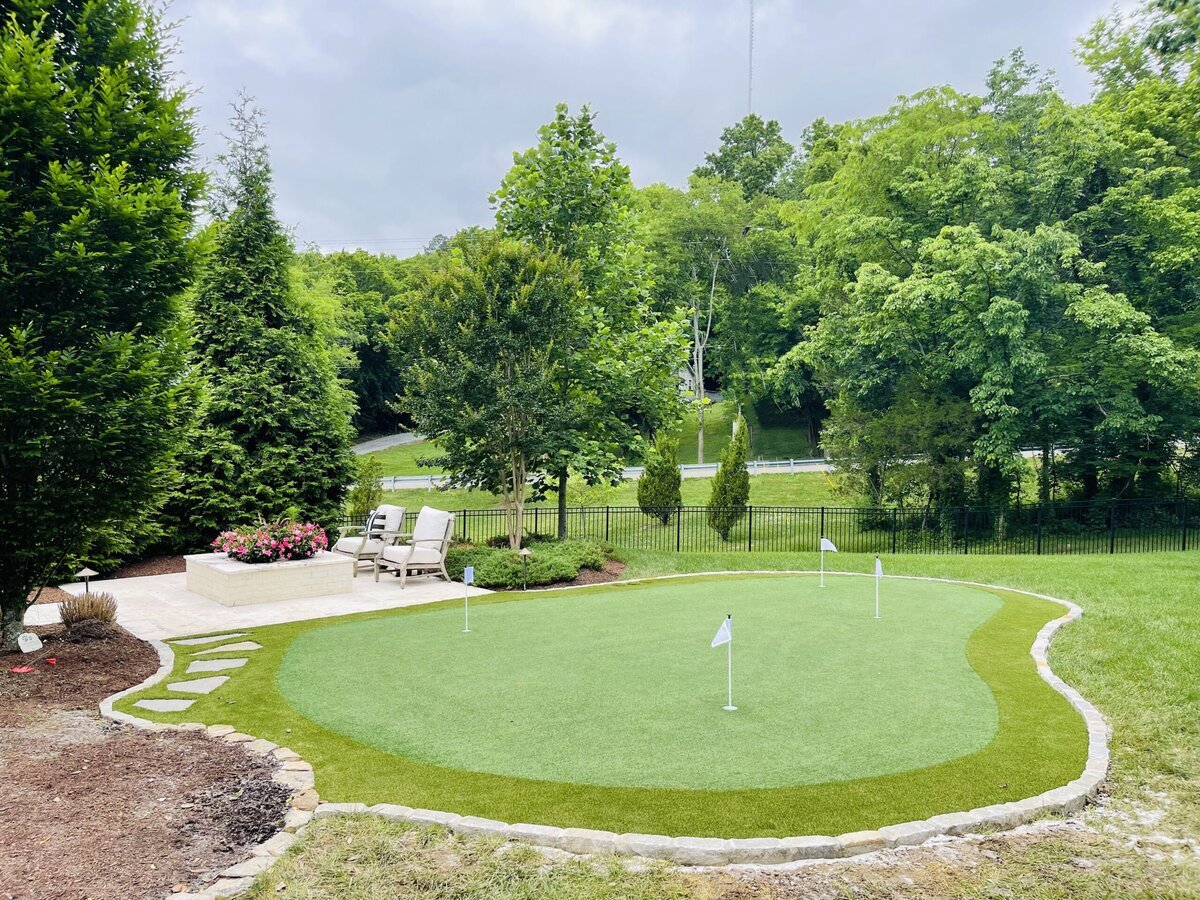 Backyard Putting Green Grass365 Brentwood