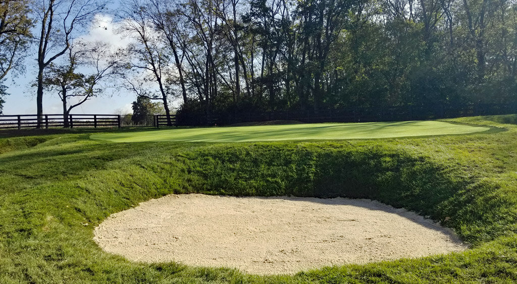 Golf Green With Natural Grass Sod Bunker Grass365 Lexington