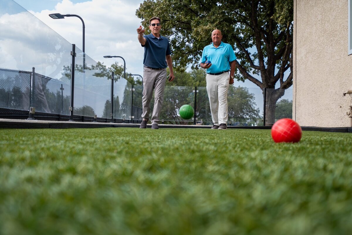 Bocce Ball Court Artificial Turf Dallas