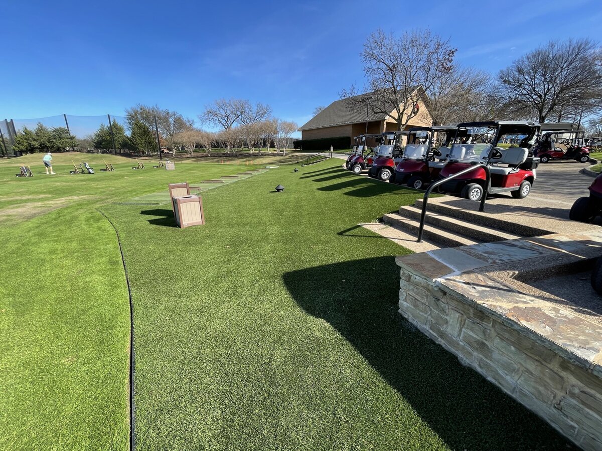 Turf at Gleneagles Driving Range Dallas
