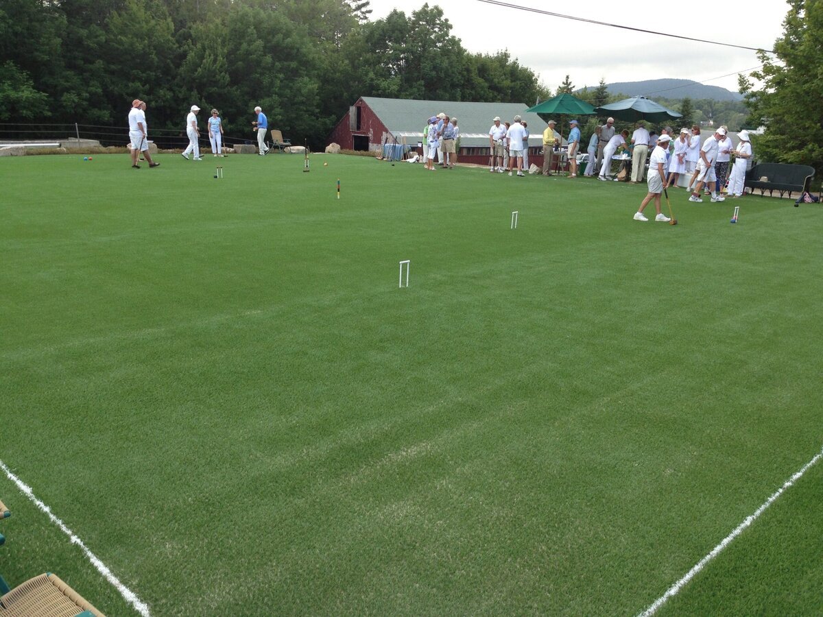 Artificial Grass Croquet Court