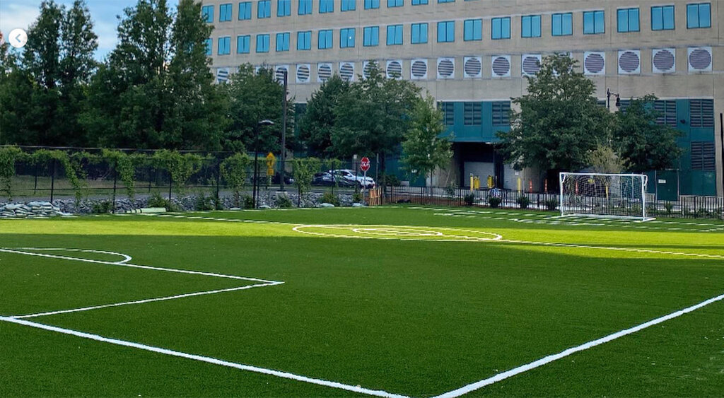 Artificial turf field Long Island