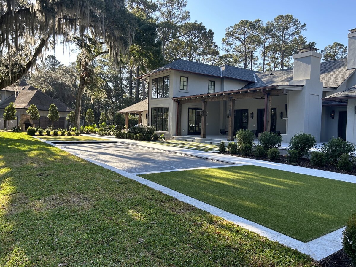 Backyard Synthetic Grass Installation Company Savannah 1024x768