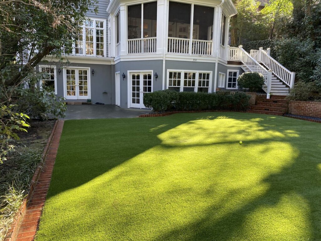 Backyard Synthetic Grass Installation Company Atlanta 1024x768
