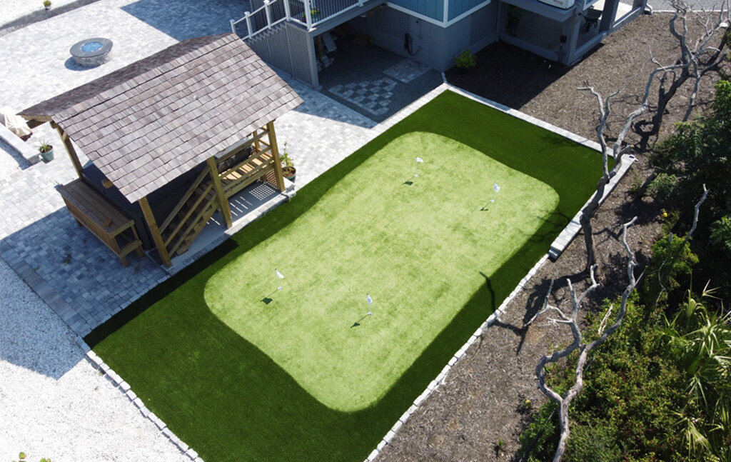 Backyard Putting Green Grass365 Jacksonville