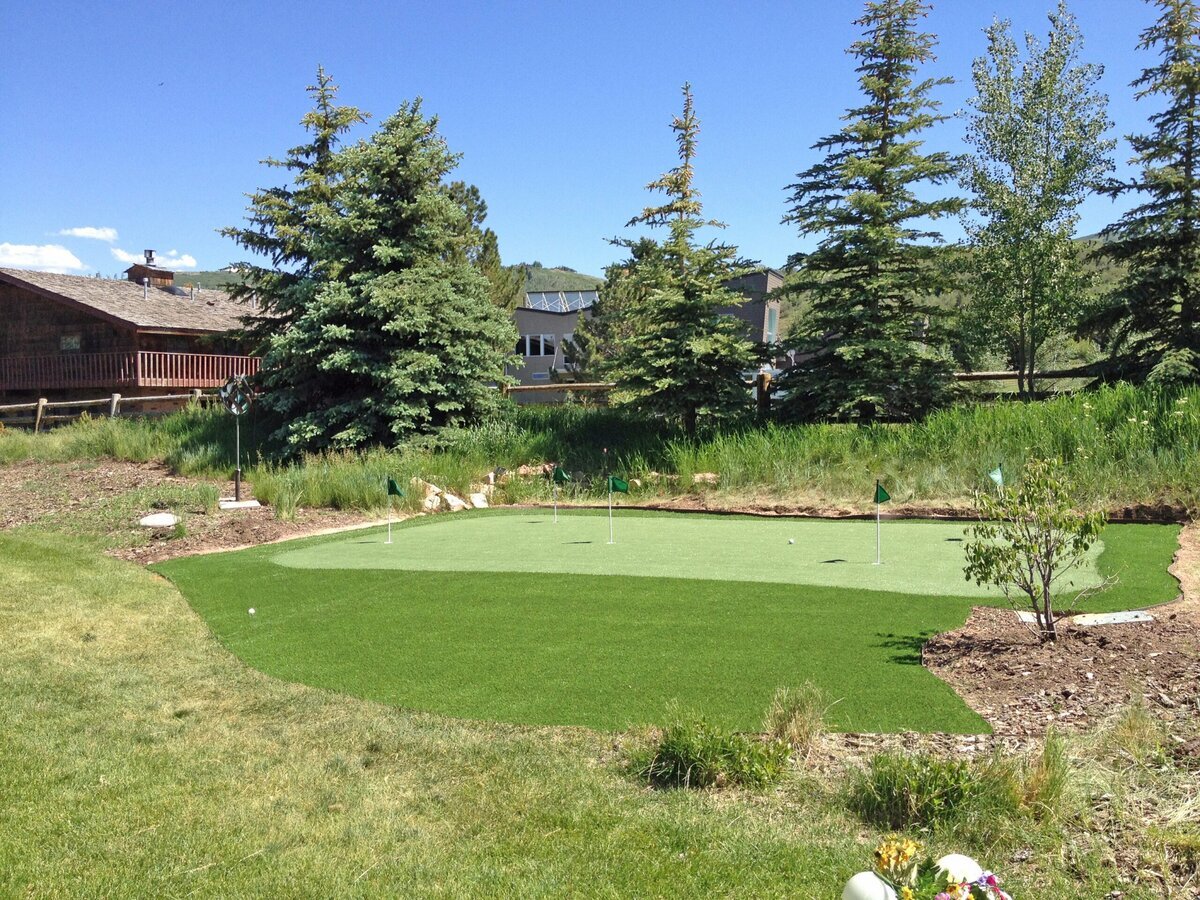 Backyard Putting Green with Fringe and Fairway