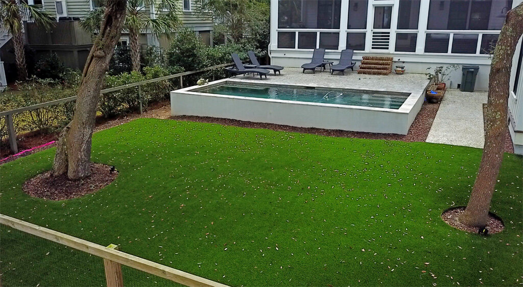 Backyard with Pool