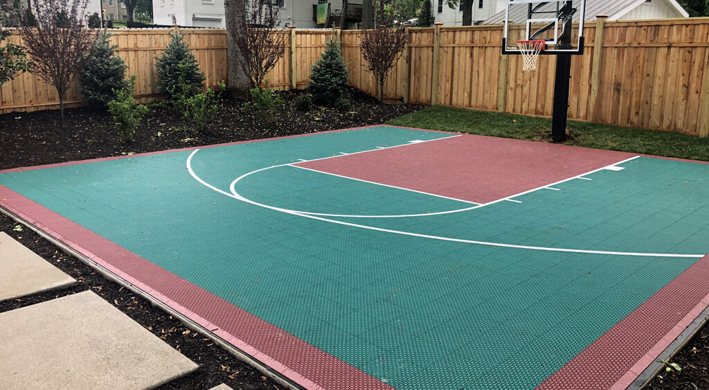 Basketball Court Nashville Backyard