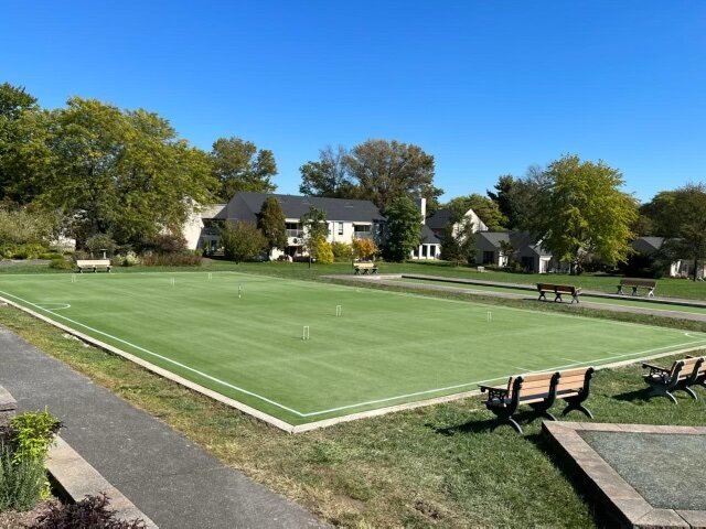 Boston croquet court