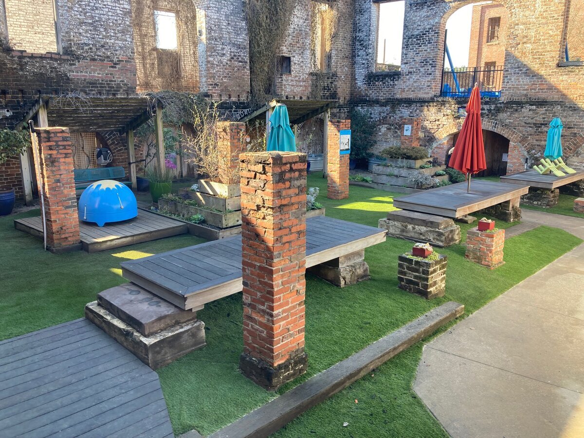 Childrens Museum Savannah Artificial Grass Install