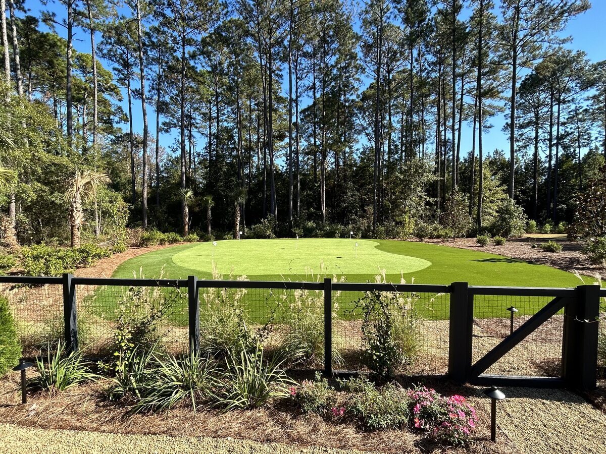 Completed Golf Green For Putting And Chipping Palmetto Bluff Bluffton