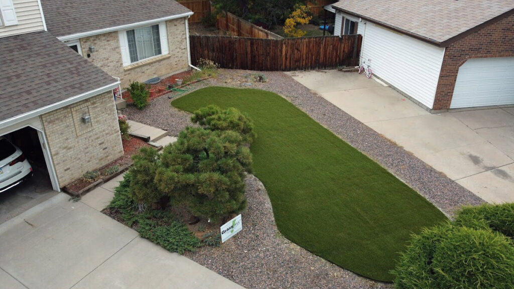 Denver Artificial Turf Front Yard