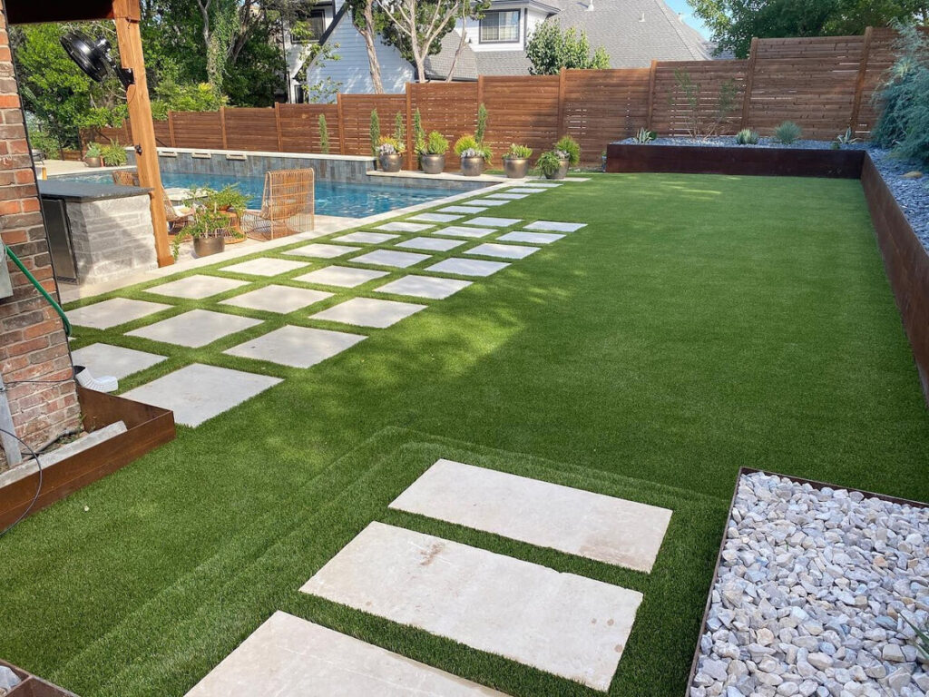Denver Synthetic Grass Around Pool