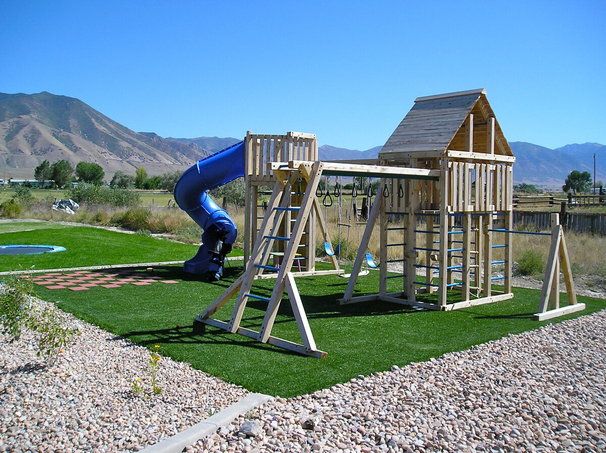 Denver Backyard Playground Synthetic Turf
