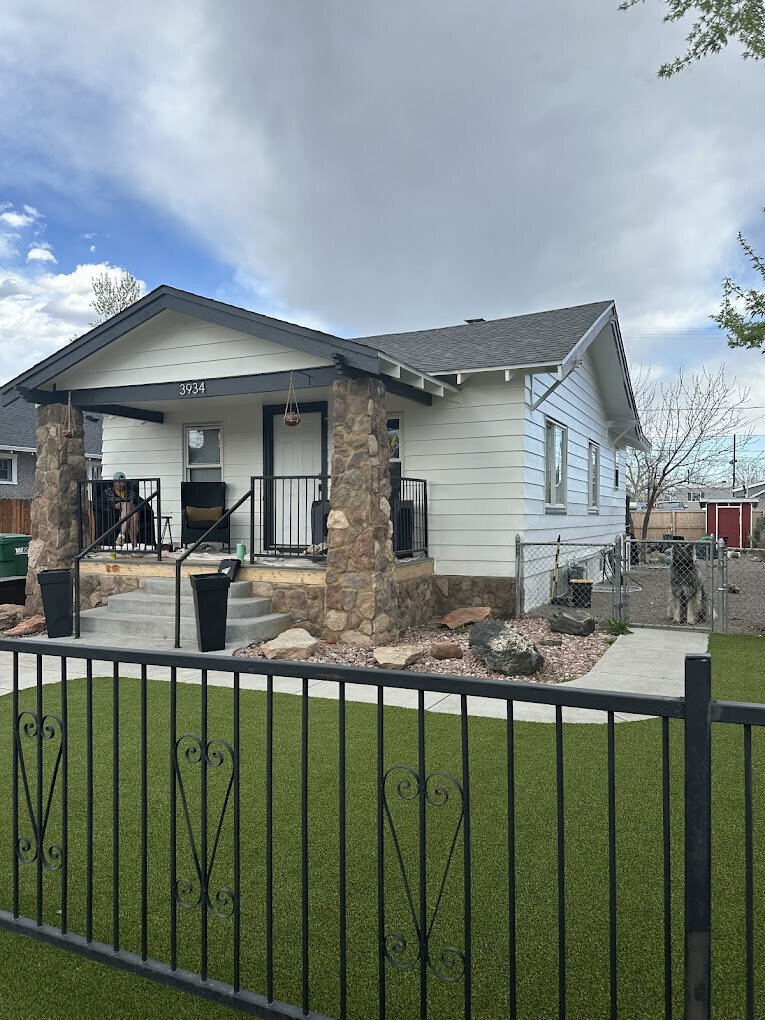 Denver Front Yard with Artificial Grass