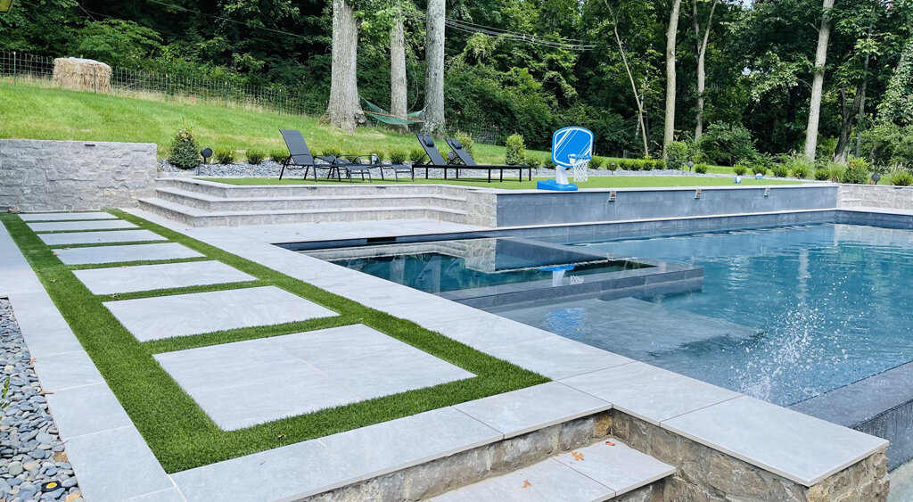 Fake Grass Around Pool