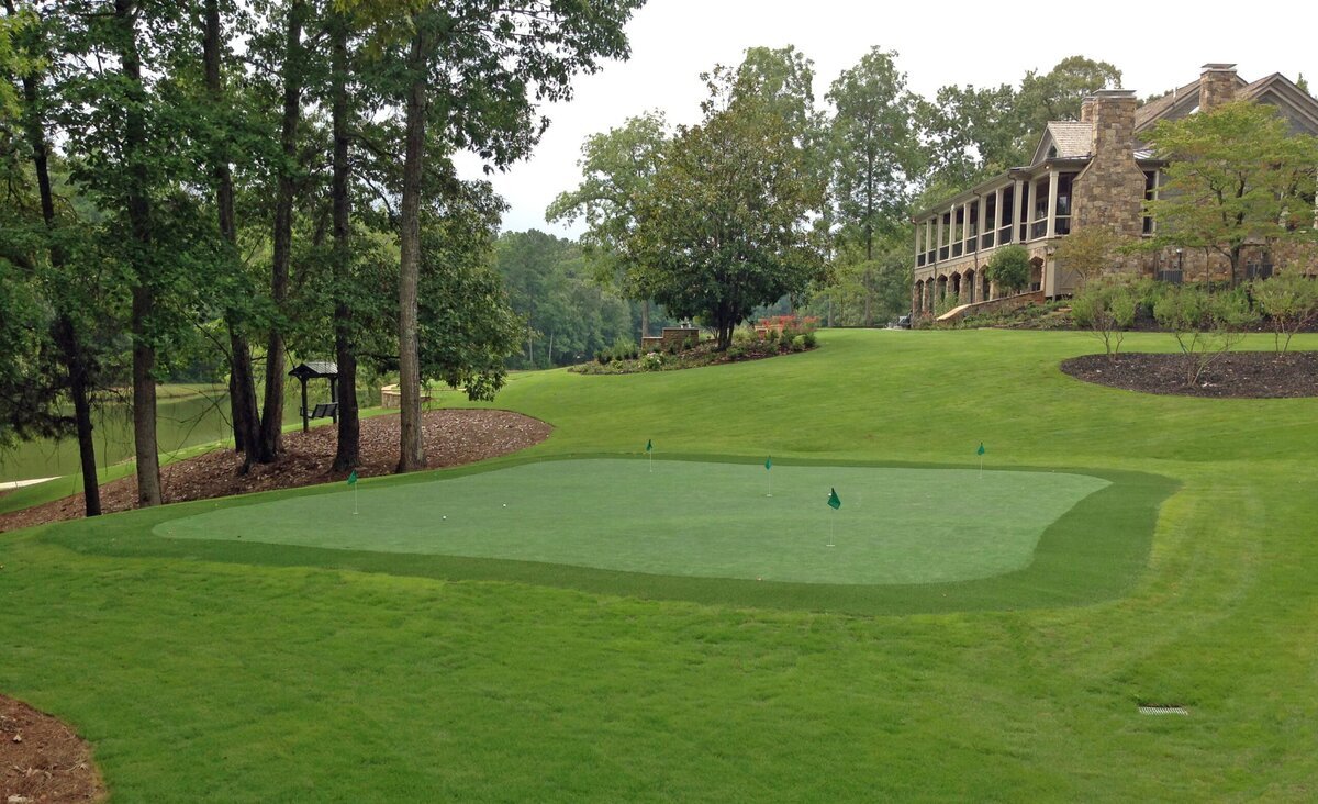 Golf Green Short Game Practice