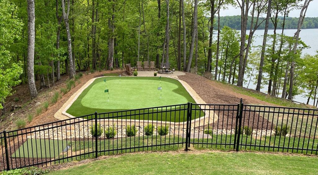 Golf Green On Lake Lanier
