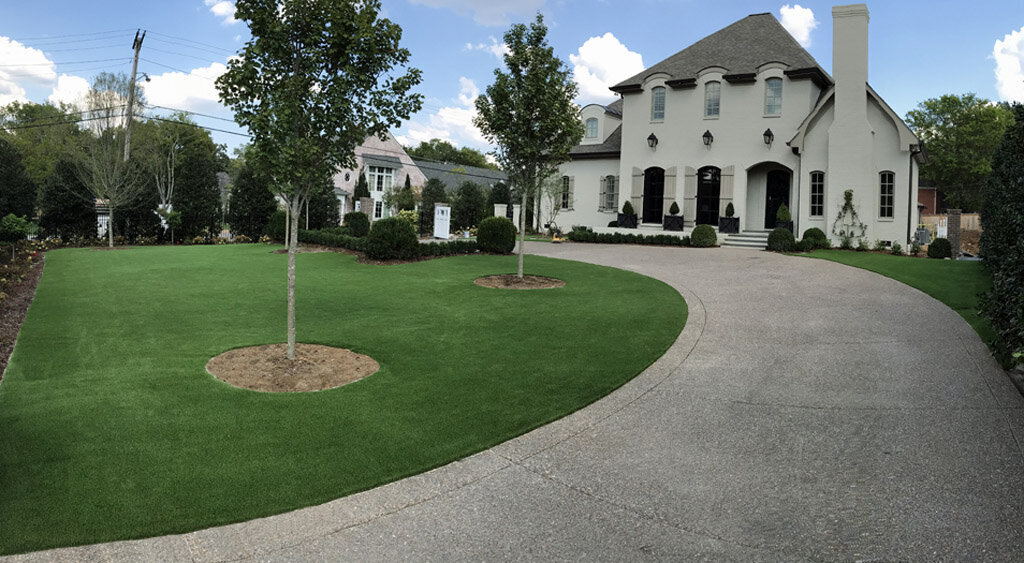 Nashville Artificial Grass Front Yard