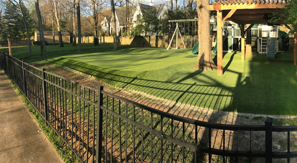 Nashville Backyard Putting Green and Playground