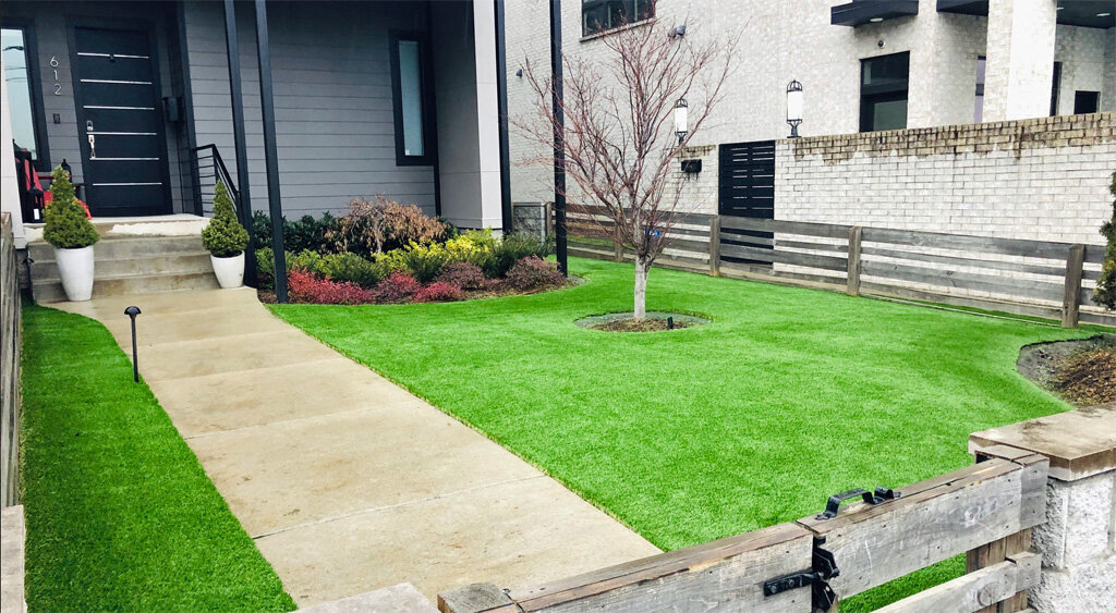 Nashville Synthetic Grass Frontyard