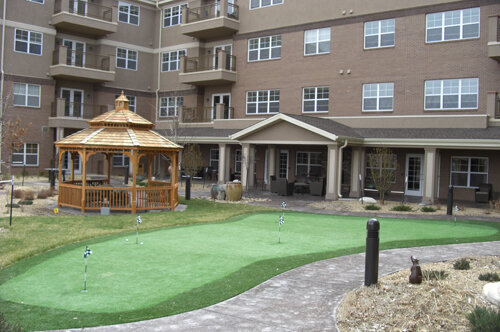 Putting Green Denver Aurora Senior Housing