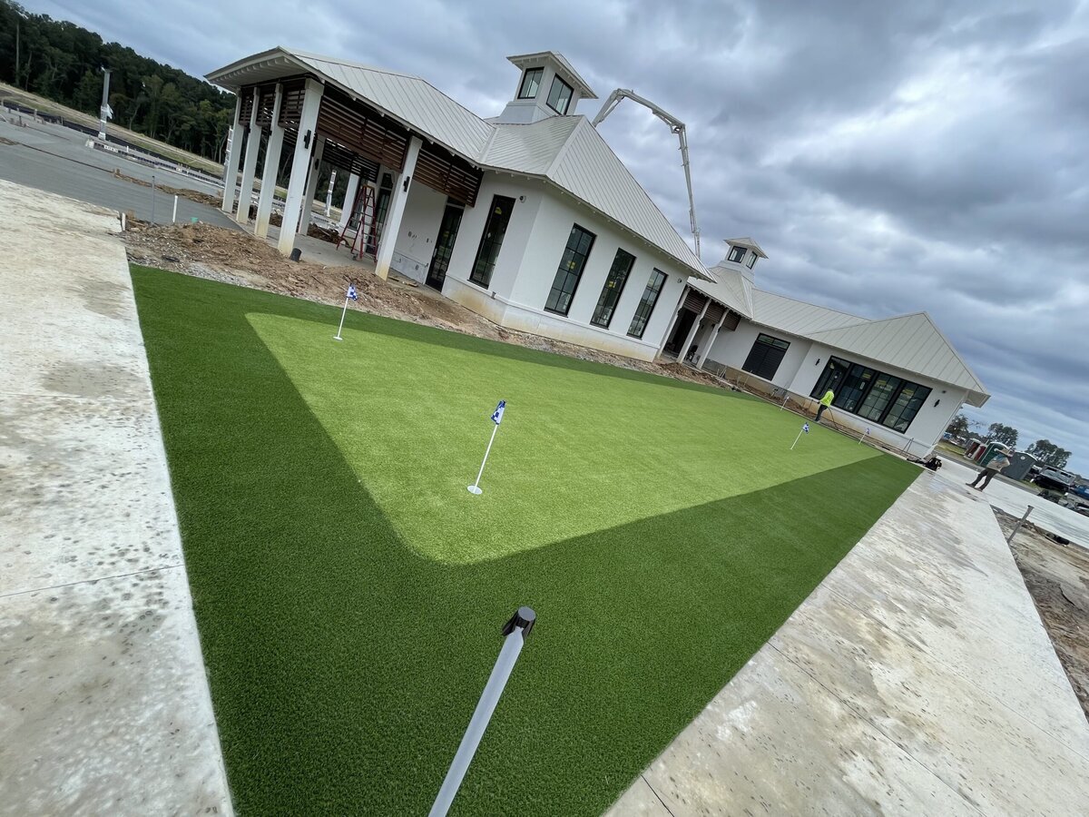 Putting Green At New Neighborhood Clubhouse Savannah