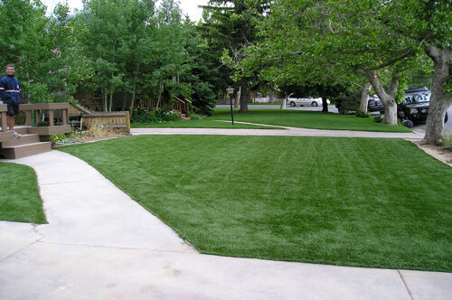 Salt Lake Artificial Lawn Front Yard