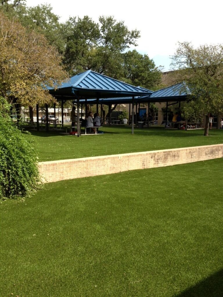 School Courtyard Synthetic Turf