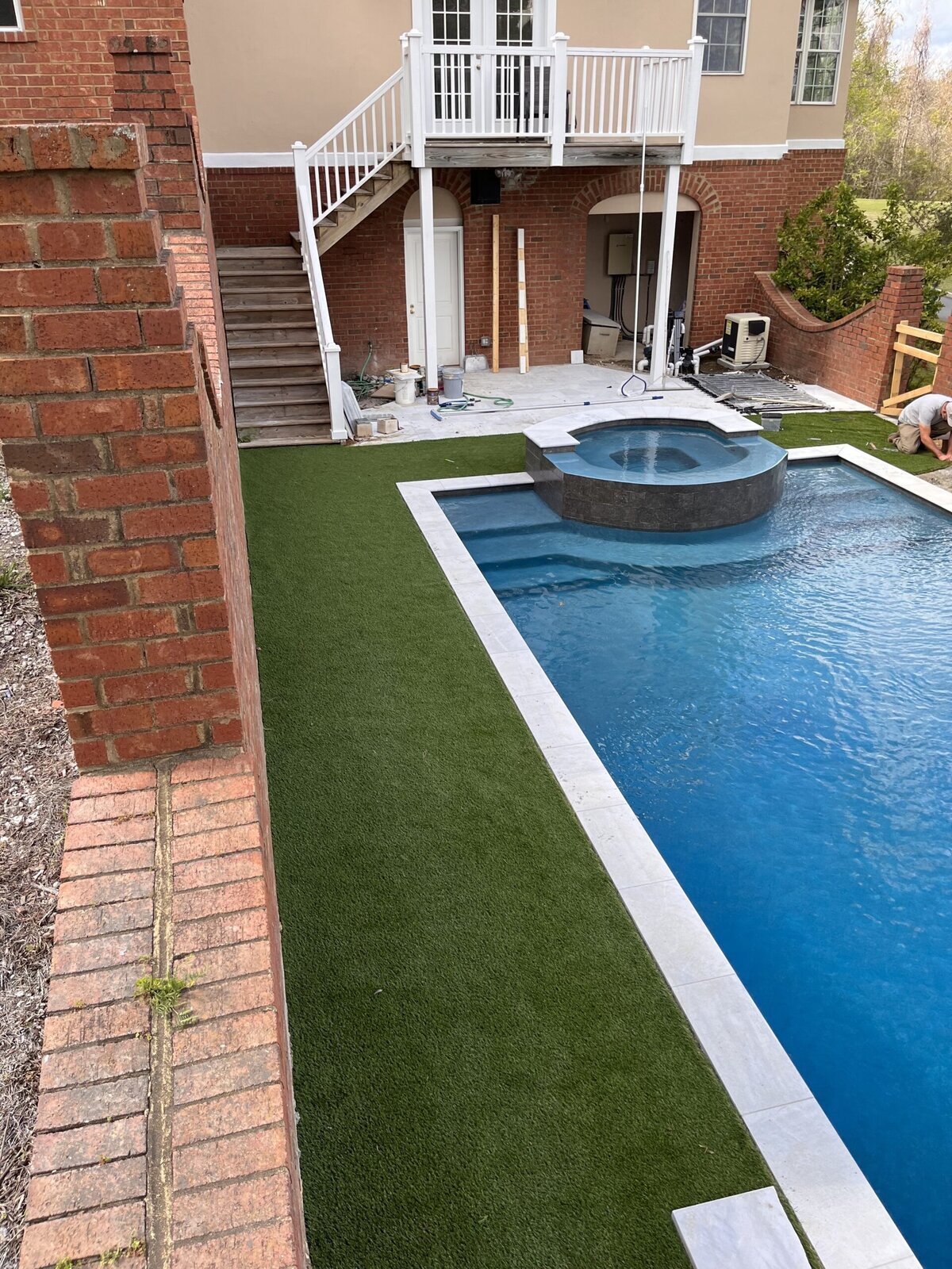 Turf Around Pool