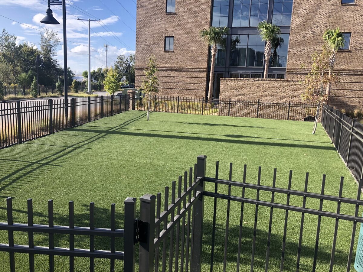 Apartment Dog Park with Pet Grass Charleston