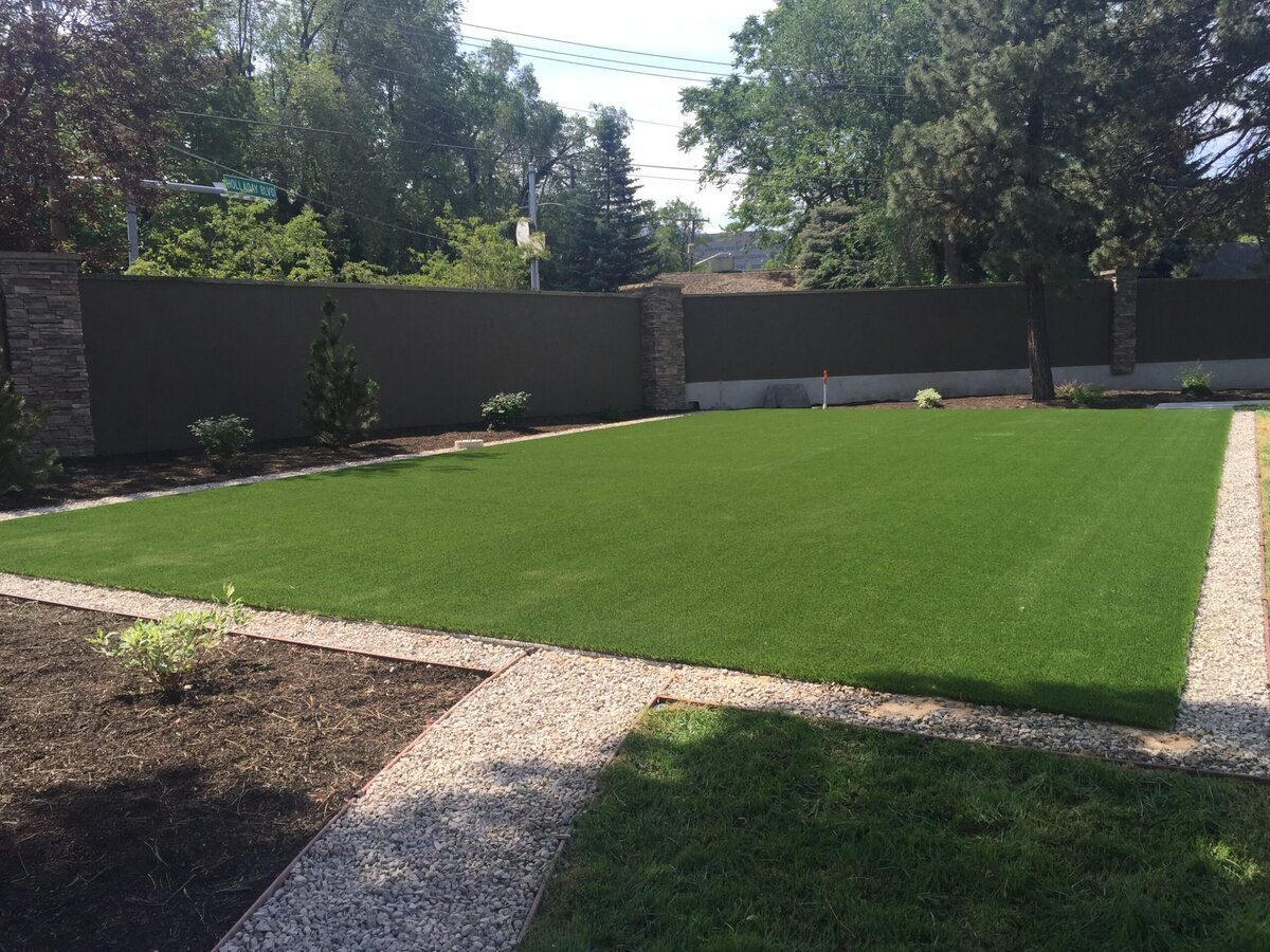 Artificial Turf Lawn Downtown Salt Lake City