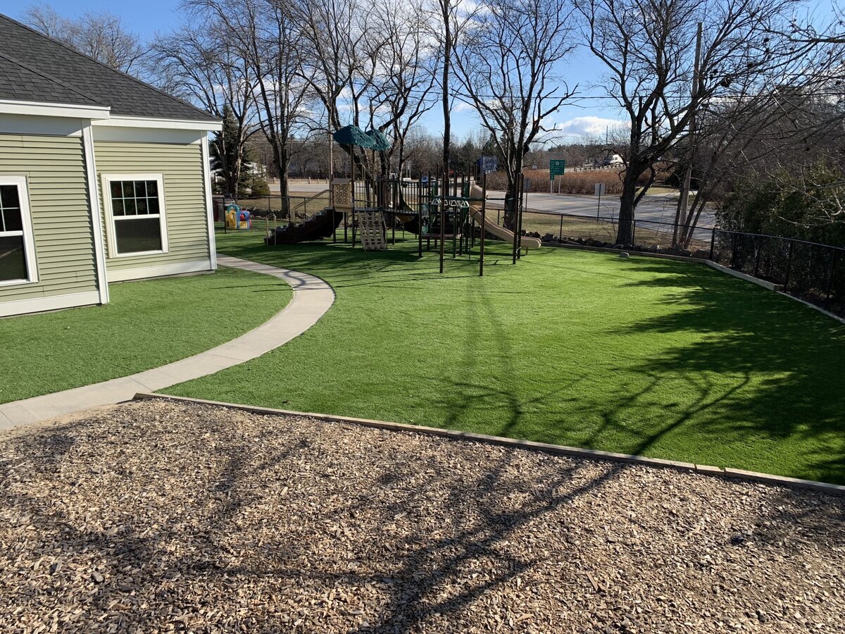 Artificial turf playground surface Boston