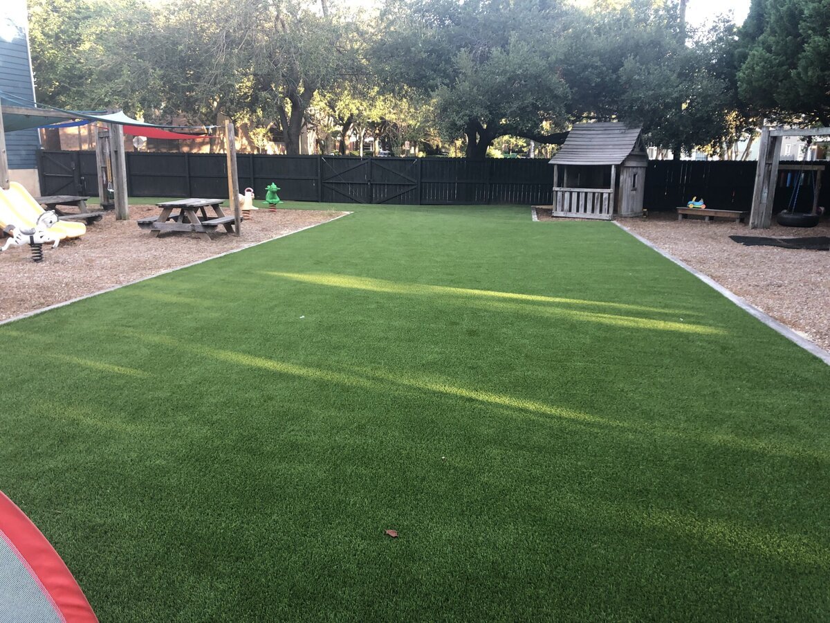 Daycare Playground Turf at Church Charleston