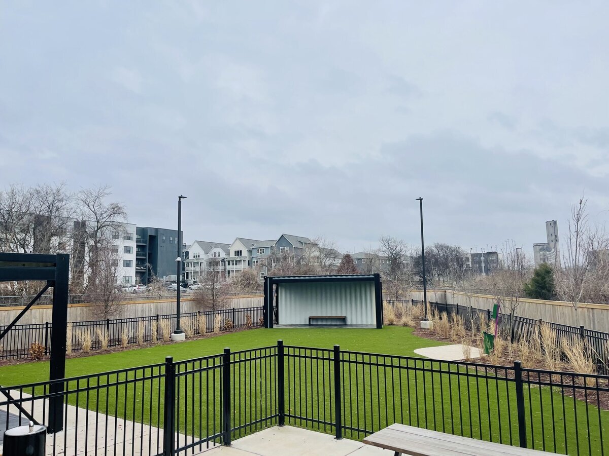 Dog Park at Apartments Nashville Artificial Grass