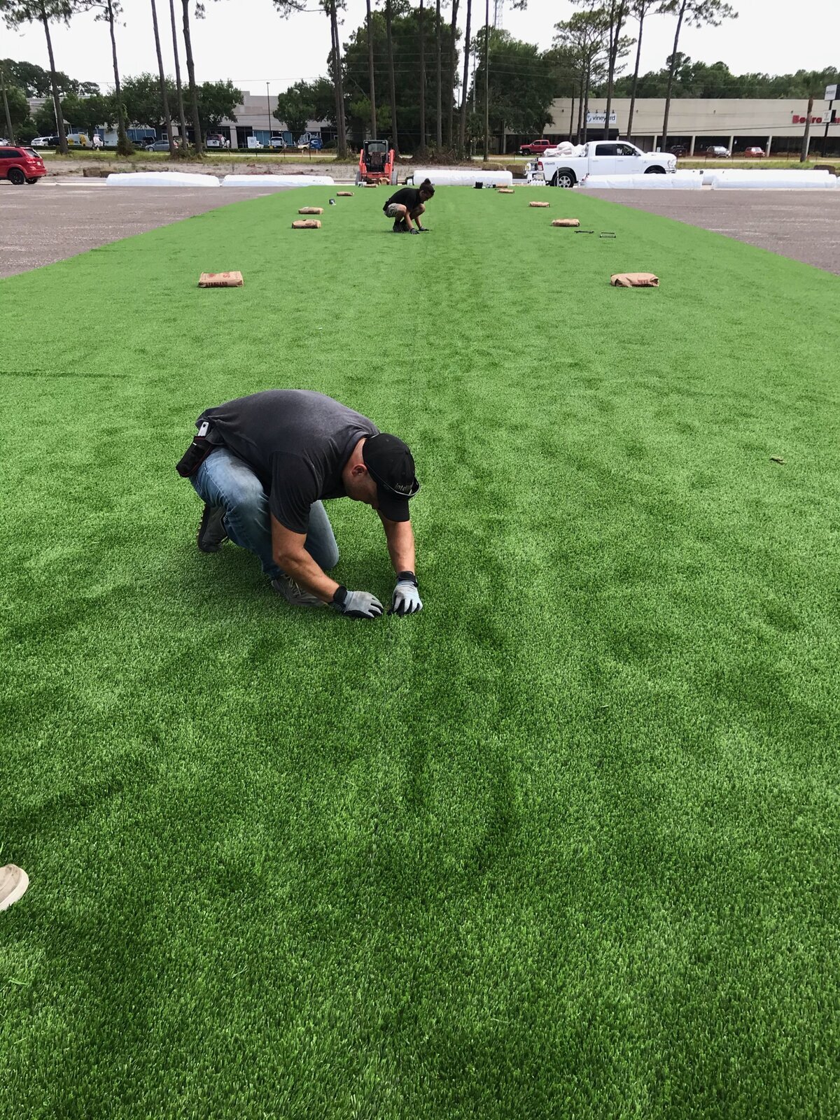 Finalizing Seam Installation Process