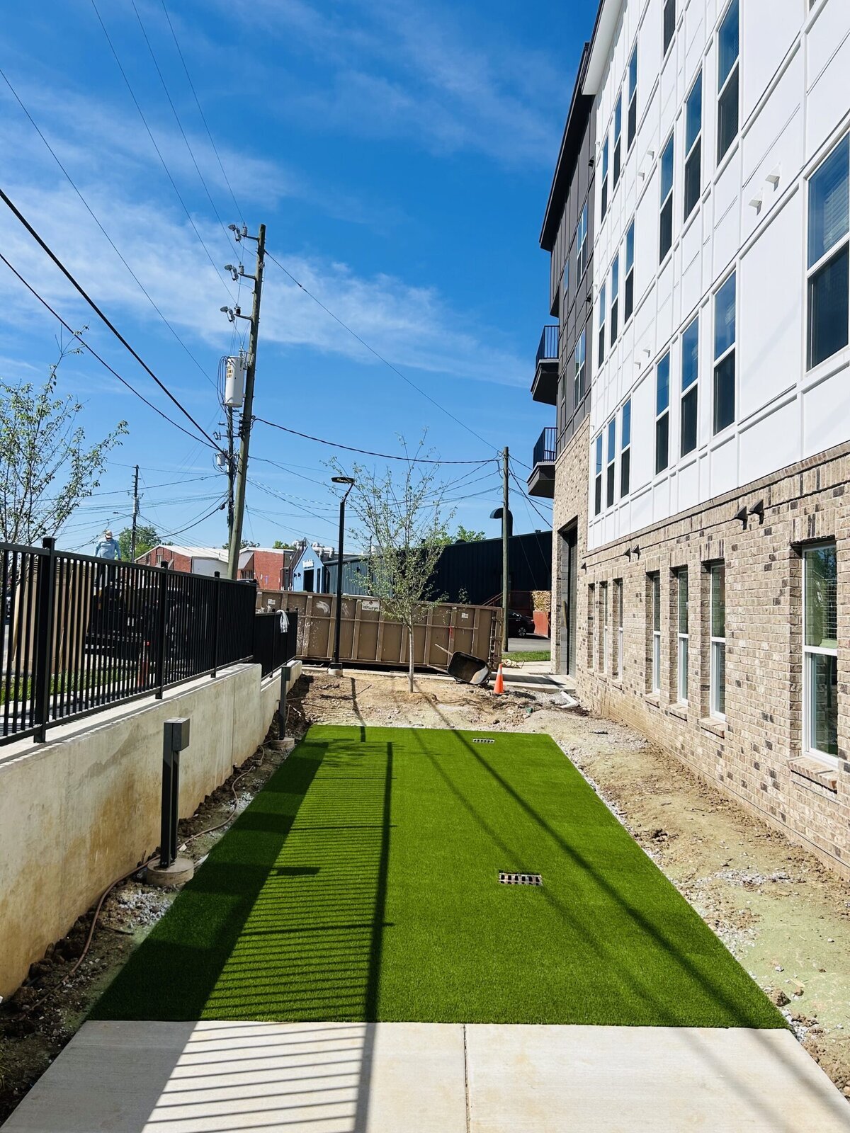 Pet Play Area Getting Installed for Multifamily in Nashville