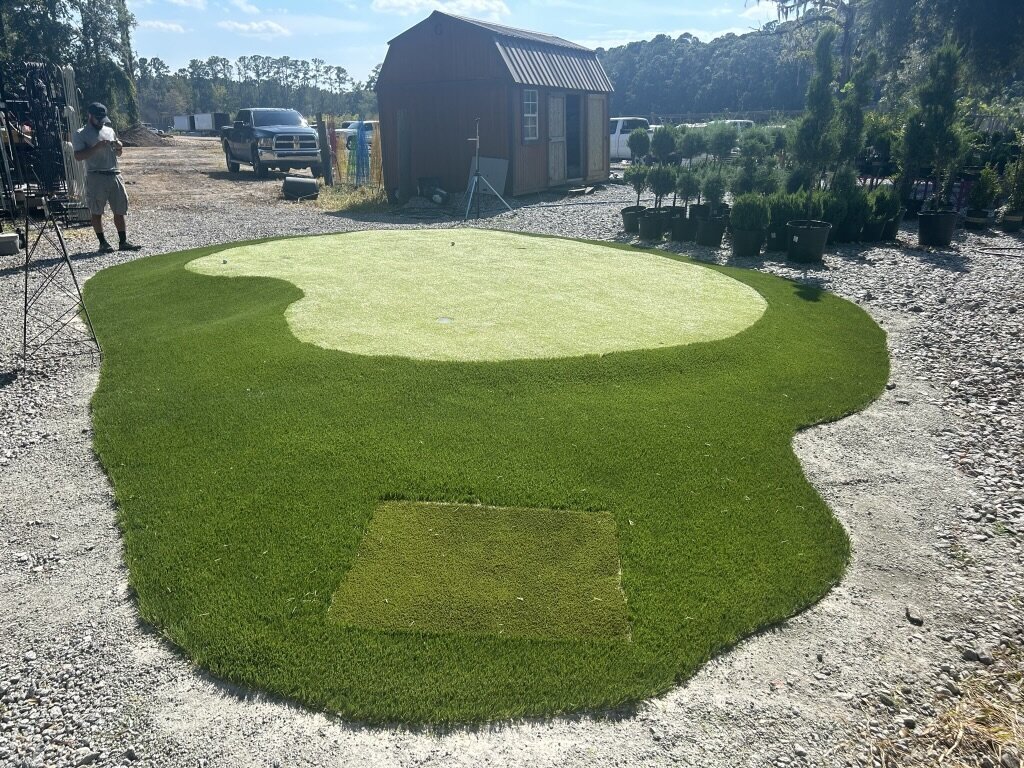 Putting Green With Chipping Tee