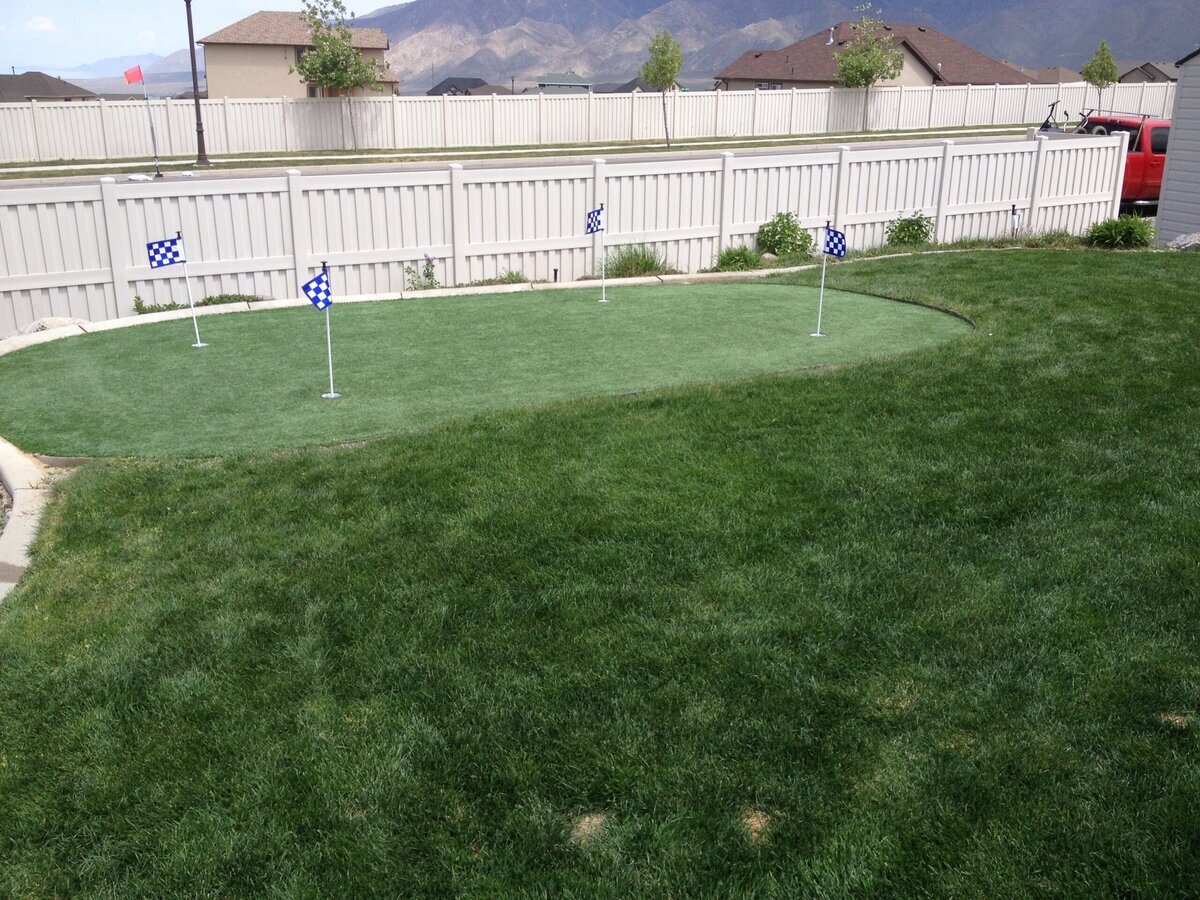 Putting Green with Fringe Turf Heber City