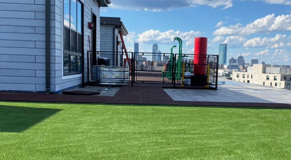 Roof Top Synthetic Grass Multifamily
