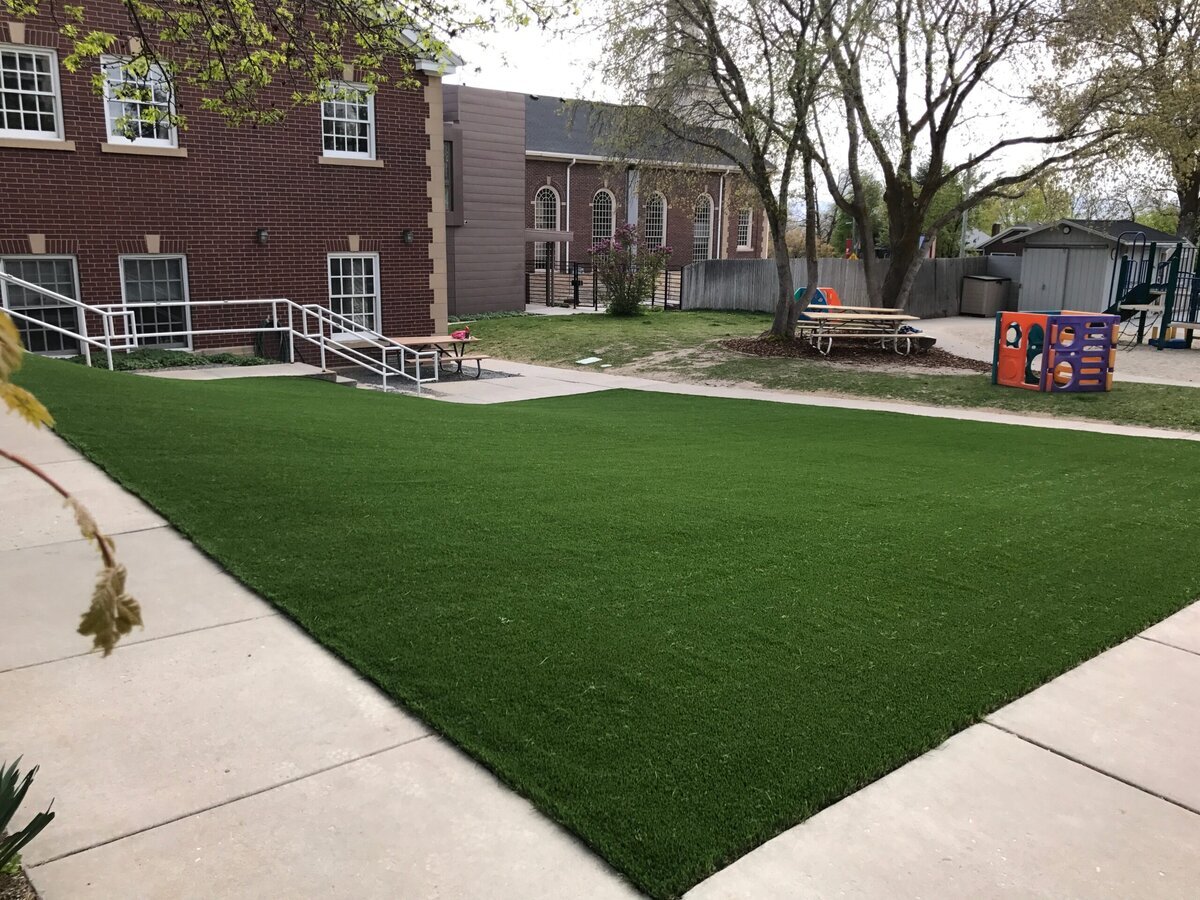 Salt Lake City School Play Area Artificial Grass