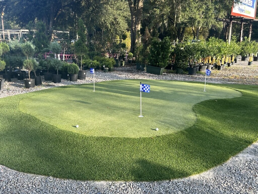 Small Putting Green With Fringe