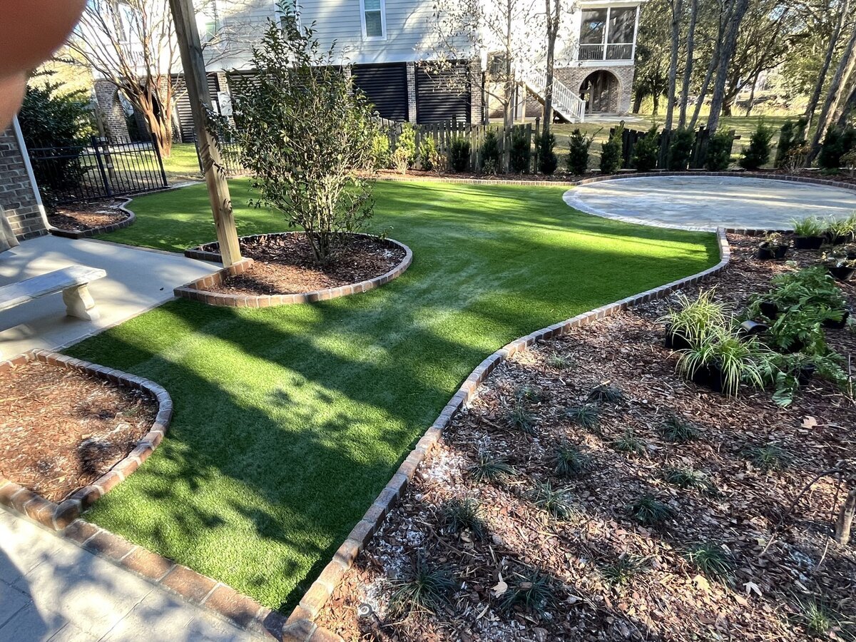 Turf Lawn Charleston with Future Fire Pit