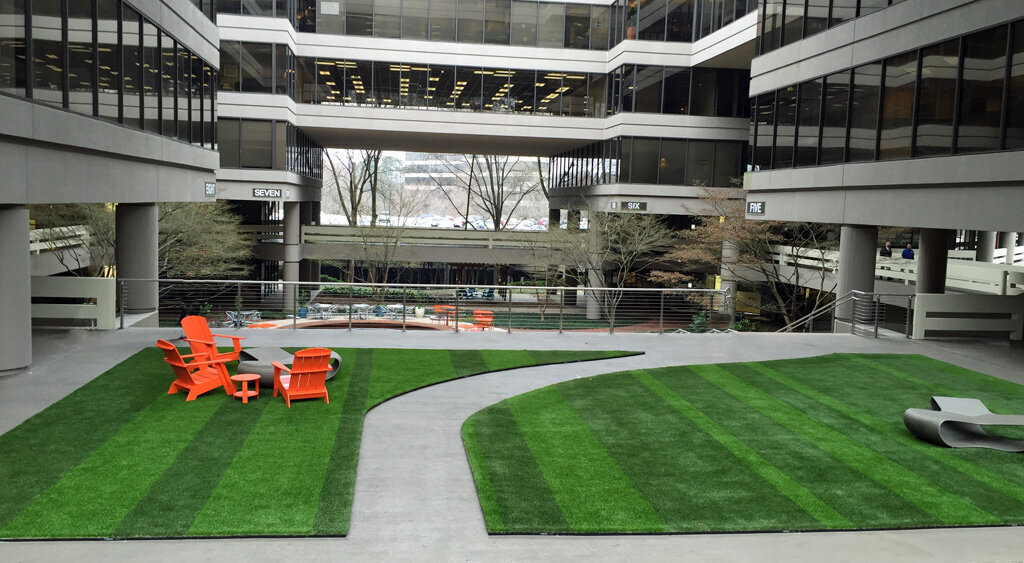 Office Complex Synthetic Grass