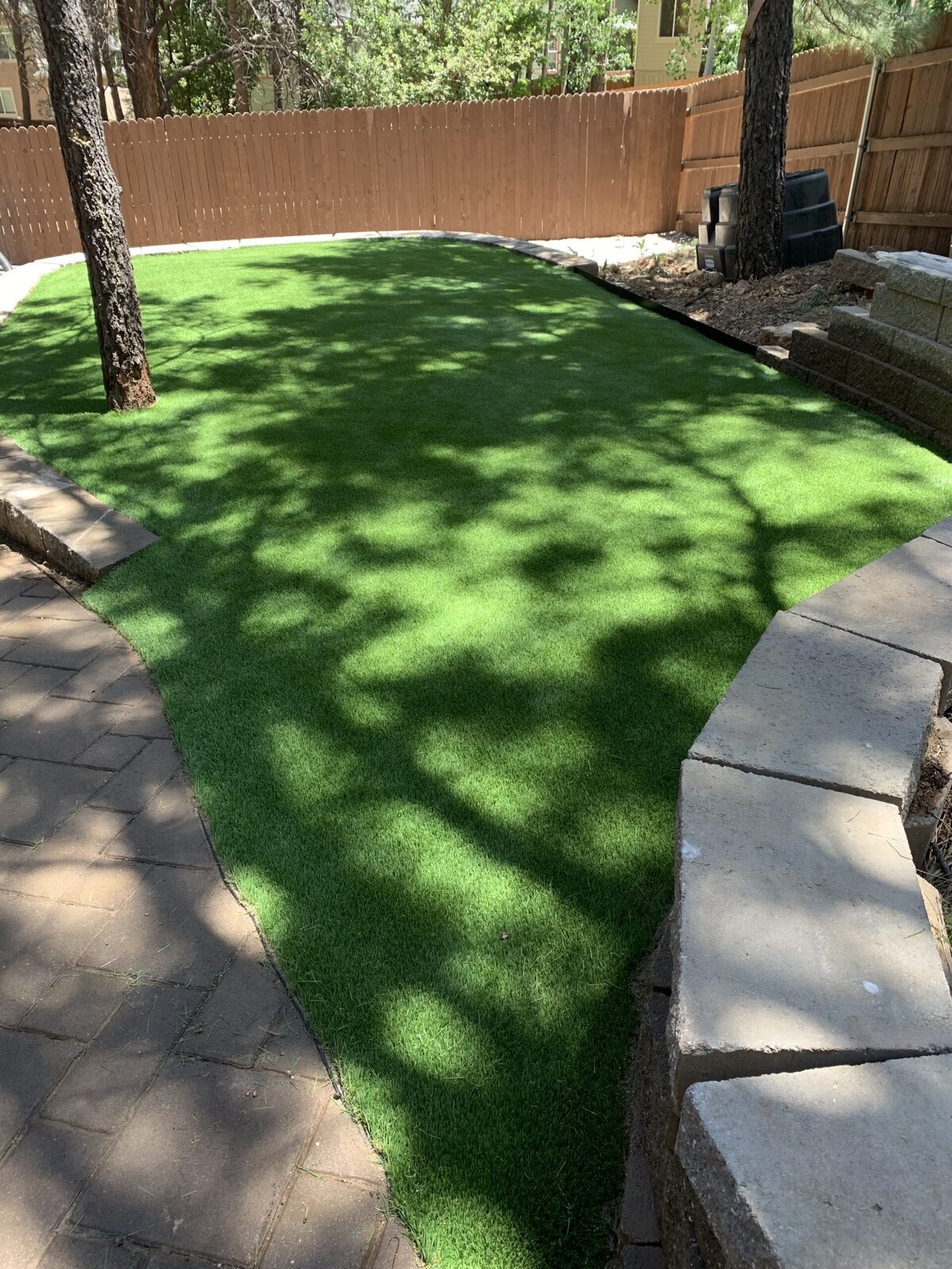 Backyard Synthetic Grass Installation Company Scottsdale 1024x768