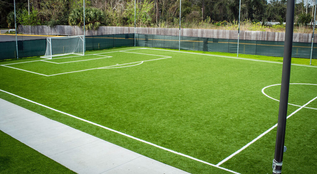 School Soccer Field Artificial Turf