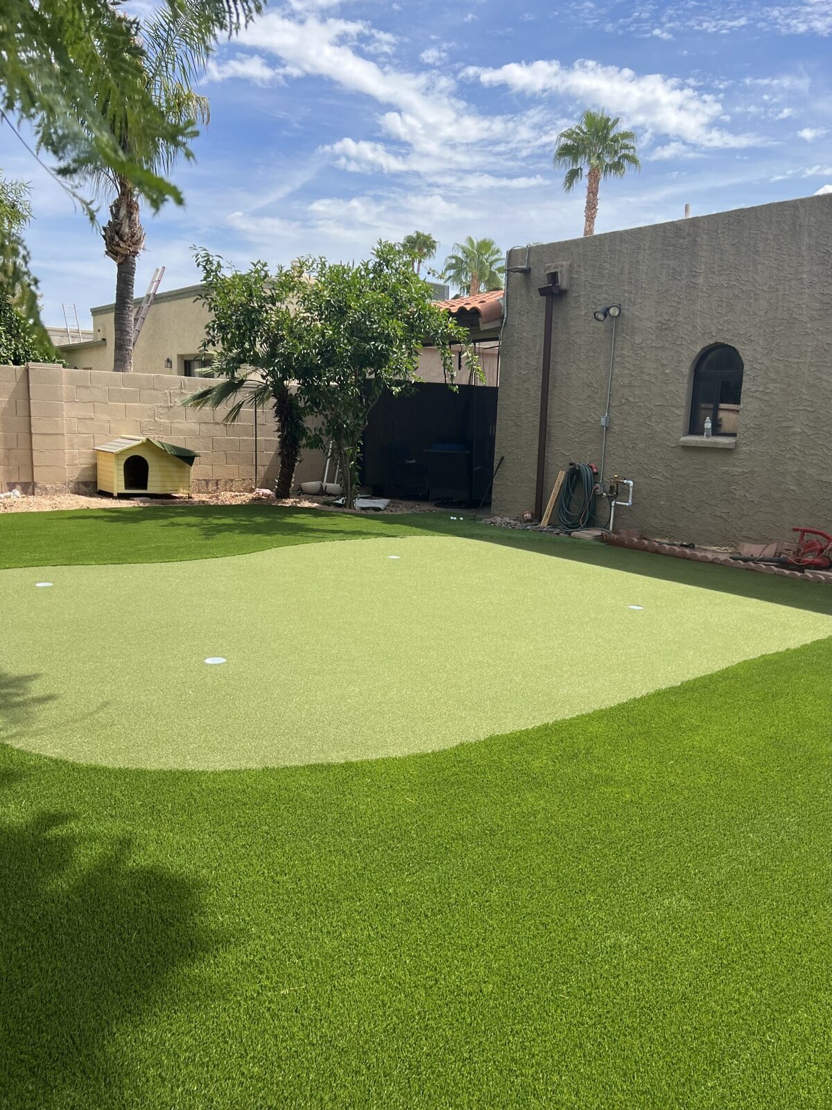 Phoenix Backyard Putting Green With Fringe