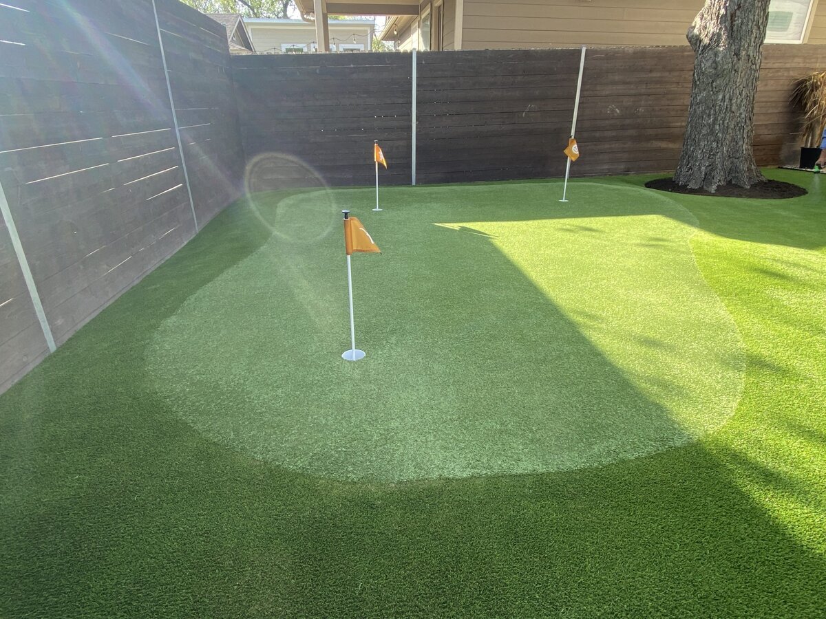 Small 3 Hole Putting Green Austin