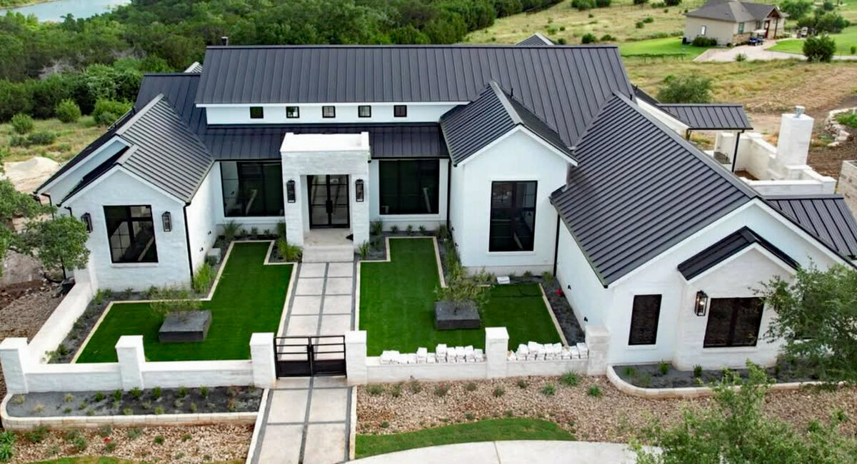 Synthetic Grass Front Lawn Austin Texas