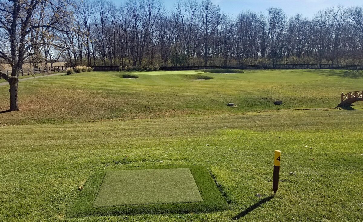 Backyard Putting Green Artificial Grass With Sand Traps Grass365 Lexington